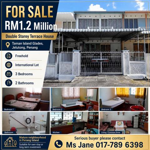 Taman Island Glades, Jelutong, Penang For Sale 1