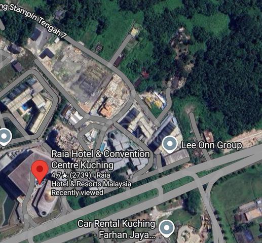 FIRST LOT SUPER PRIME AREA LAND FOR SALE NEARBY KUCHING AIRPORT SRw 1