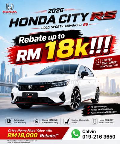 2026 Honda CITY 1.5 RS MY21 GN5 FACELIFT (A) - 1