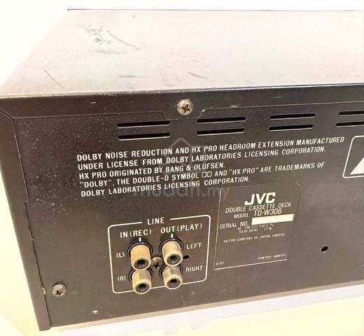 Jvc double cassette deck TD-W308 - photo 5 of 6