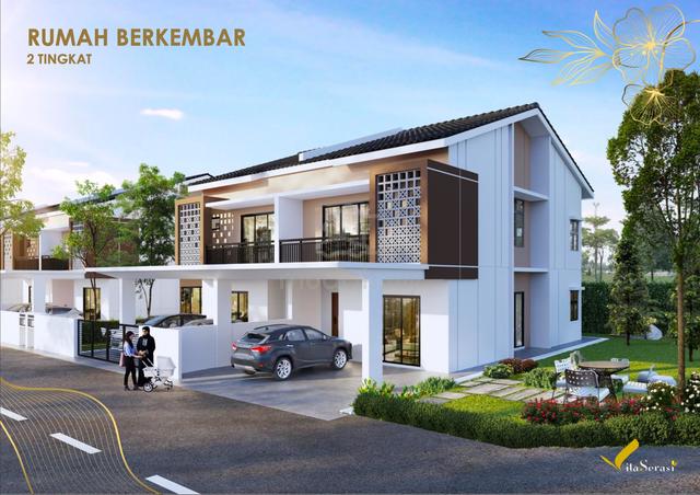 Vila Serasi Bertam – Rumah Berkembar & Kluster 2 Tingkat, Unit Terhad! 1