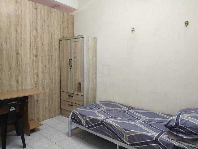 NON Sharing PARTITION FULLY Furnished 💥 FREE WiFi & Rumah Taman ✅ 1