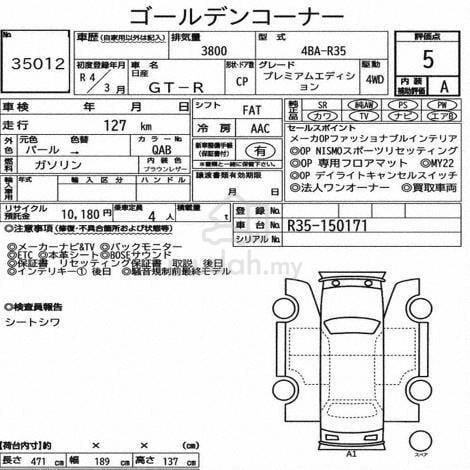 2022 GT-R 3.8 PREMIUM 5A/127KM GTR Nismo Resetting - 3