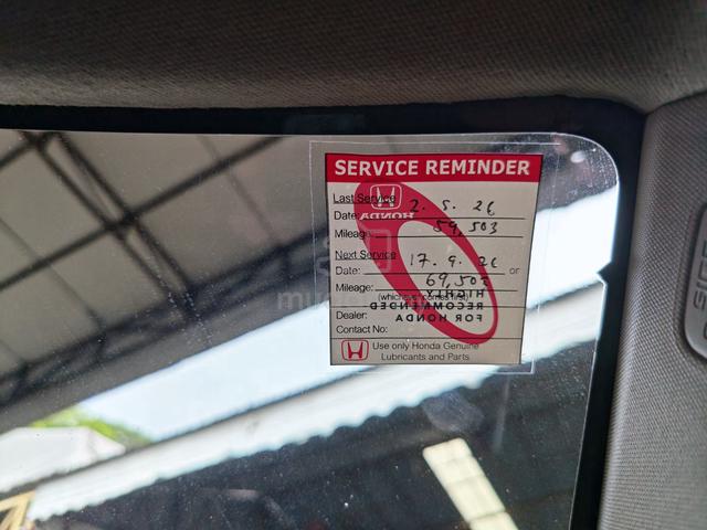 2023 Honda HR-V 1.5 E MY22 (A)full service record - 5