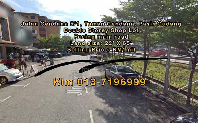 Taman Cendana / Pasir Gudang / Double Storey Shop Lot Facing main road 1