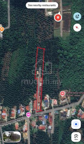 Tanah Freehold 1.9 Ekar Strategik di Linau Kecil, Batu Pahat  1