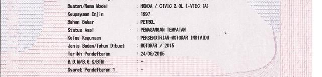 Honda CIVIC 2.0 I-VTEC (A) 1THN WARANTY LOAN KEDAI - 2