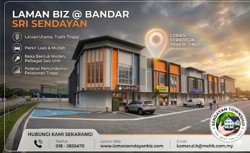 [NEW] 2 STOREY SHOPLOT - FULL Loan 100% - ALL COST FREE !! 1