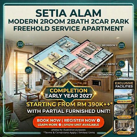 Setia Alam Service Apartment 1