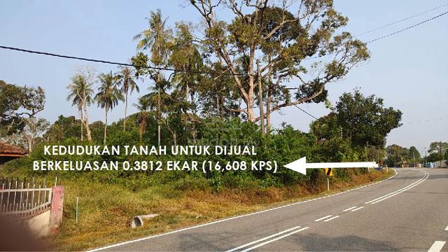 Tanah Tepi Jalan utama utk dijual Kg.Ramuan China Kechil Lubok China 1