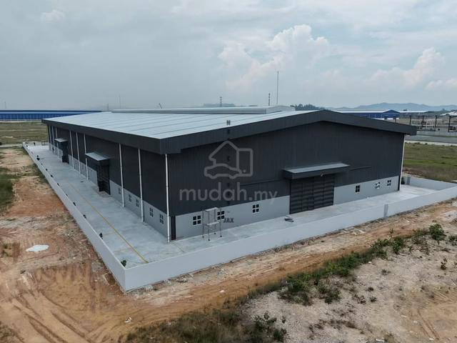 KIIP Brand New Detached Factory 2.3Acres Power 1200 AMP Ceiling 40ft 1