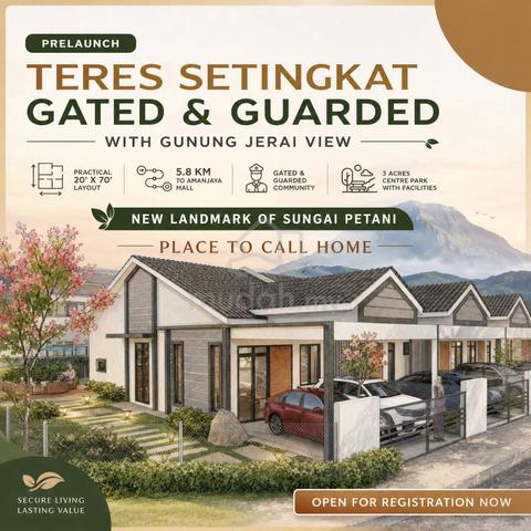Rumah Teres Setingkat Baru Gated Sungai Petani View Gunung Jerai 1
