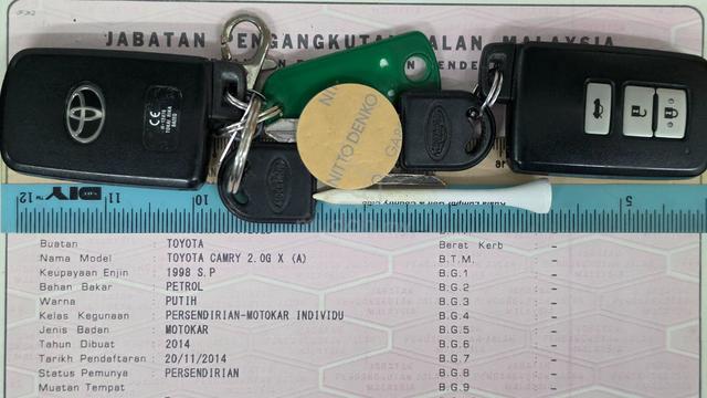 2014 Toyota CAMRY 2.0 G X (A) 100% 1 Owner Ori MIL - 4