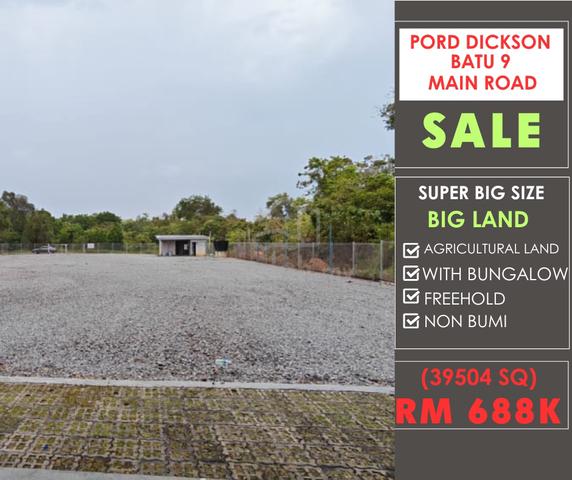BATU 9 NEAR BEARCH FREEHOLD 39504SF Agricultural Land Port Dickson 1