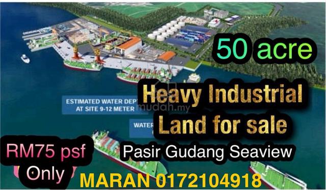 FOR SALE: 50 Acres Heavy Industrial Land – PASIR GUDANG 1