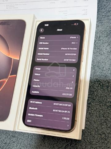 iPhone 16 Pro Max 256gb  - photo 3 of 3