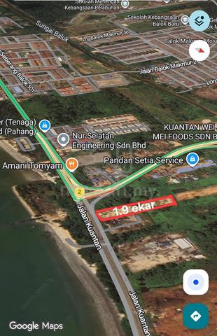 HOT AREA GEBENG β TANAH TEPI JALAN UTAMA KUANTAN PORT. Lot Pertama 1