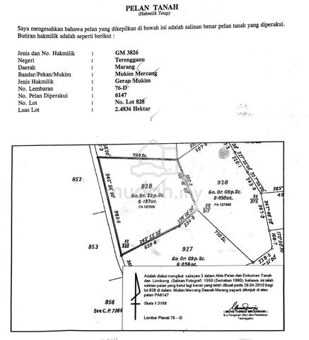 Tanah pertanian untuk dijual — Merchang, Marang, Terengganu 1