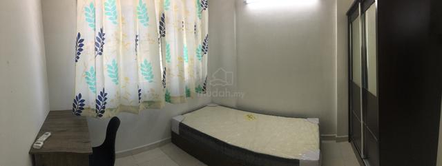 Female only room Sri Saujana near Komtar, Prangin Mall, ICT Mall 1