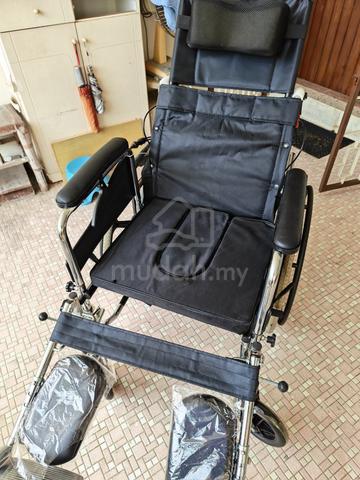 Reclining Commode Wheelchair with Head & Foot Rest - photo 2 of 6