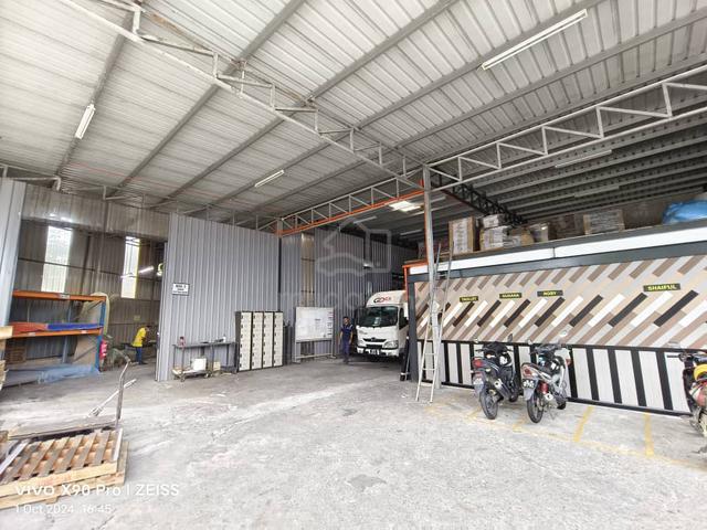 Desa Cemerlang, built up 14000sqft, fully covered, light zone, corner 1
