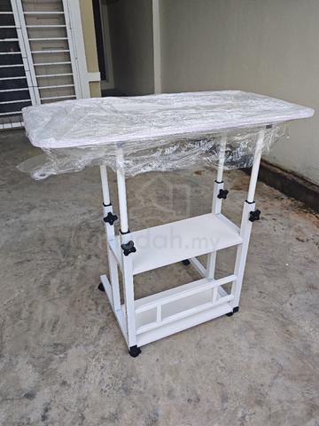adjustable height roller laptop side table  - photo 2 of 5