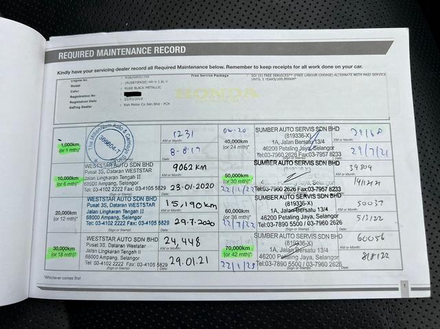 2019 Honda HR-V 1.8 V FULL SERVICE RECORD HONDA - 3