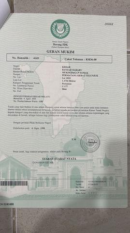 Tanah pertanian jual bahagian bandar baharu 1