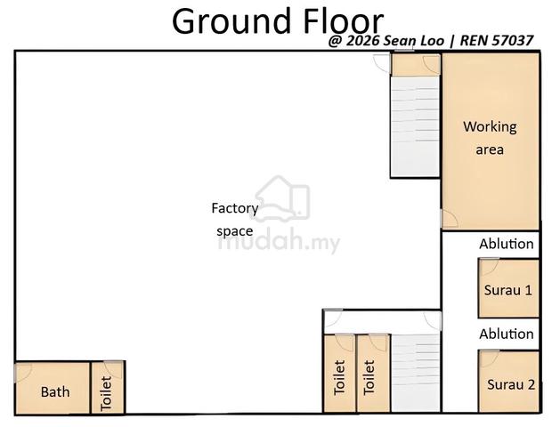 2 Storey Detached Factory 200A Power Large Land @ Kinrara Puchong 1