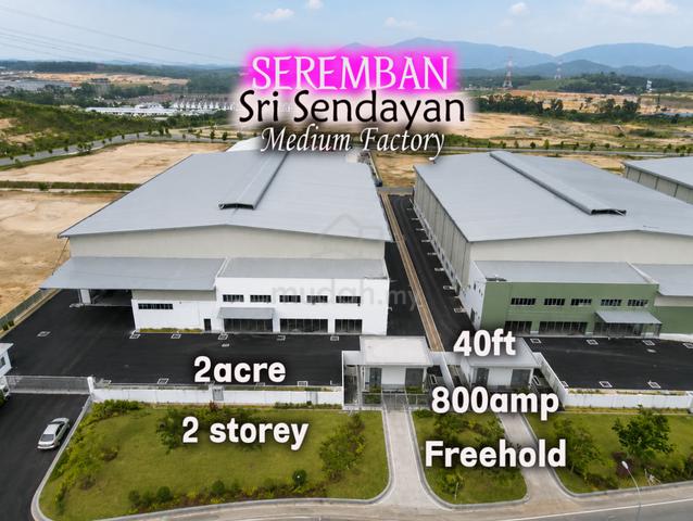 Negeri Sembilan Seremban Sendayan TechValley Freehold Factory 2acre 1