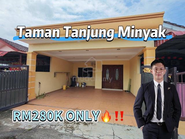 FULL LOAN Single Storey House , Taman Tanjung Minyak Cheng Melaka 1