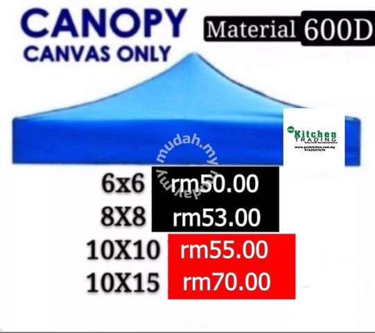 8x8 10x10 Canvas Only Market Canopy Kanvas Kanopi Professional Business Equipment For Sale In Shah Alam Selangor