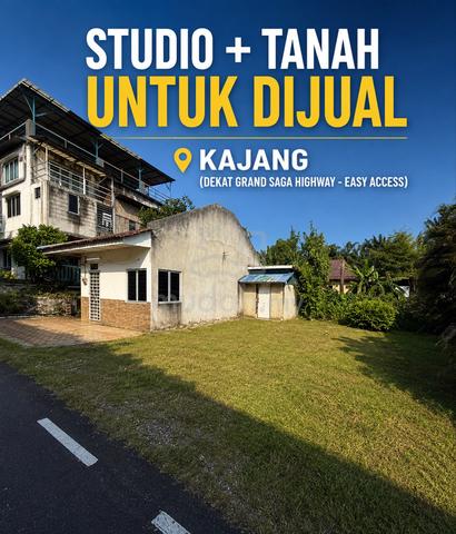 Tanah 5000sqft & Studio untuk di jual (📍Kajang, access Grand Saga) 1