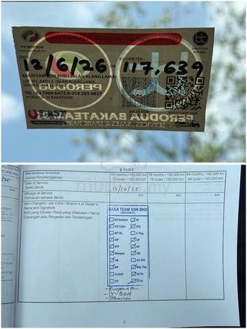 2019 Perodua BEZZA 1.0 (A) Full Service Record - 5