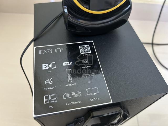 Denn Speaker System USB FM Radio Subwoofer - photo 2 of 5