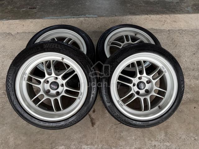 Rim enkei rpf1 17 inch preve s70 forte tyr 90% - photo 2 of 6