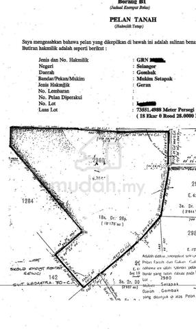 Freehold Land,Desa Makmur BATU 10, SG SALAK, MUKIM SETAPAK, SELANGOR 1
