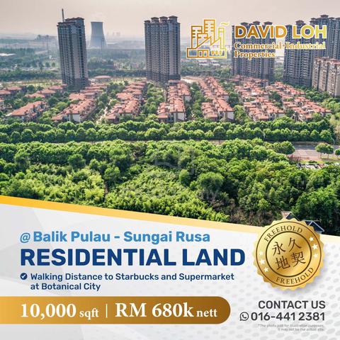 Balik Pulau - Sungai Rusa, Penang – Residential Land For Sale 1
