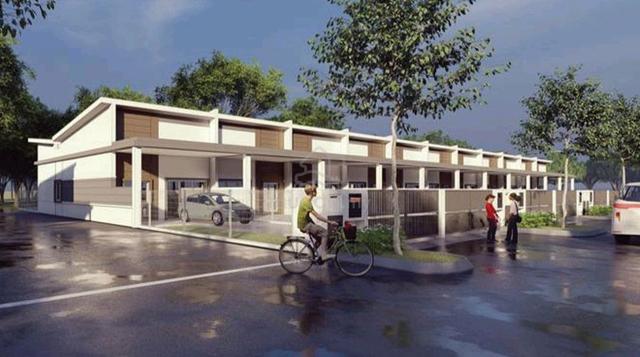 BARU & FREEHOLD Rumah Teres Setingkat Taman Berlian Tanjung Karang 1