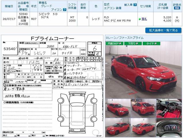 2025 Model : Honda Civic FL5 (M) NEW CAR 28 Km 6/A - 2