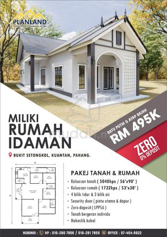 Bukit Setongkol, Kuantan🏡 – Pakej Tanah & Rumah 1
