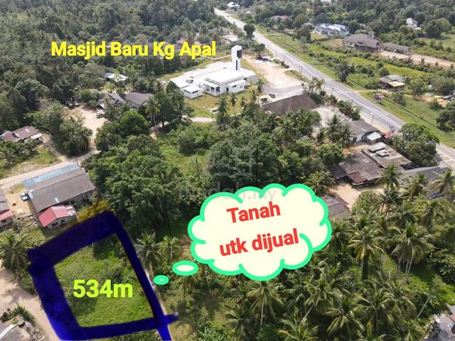 Tanah lot dekat tepi Masjid Baru Kg Apal Besut Terengganu 1