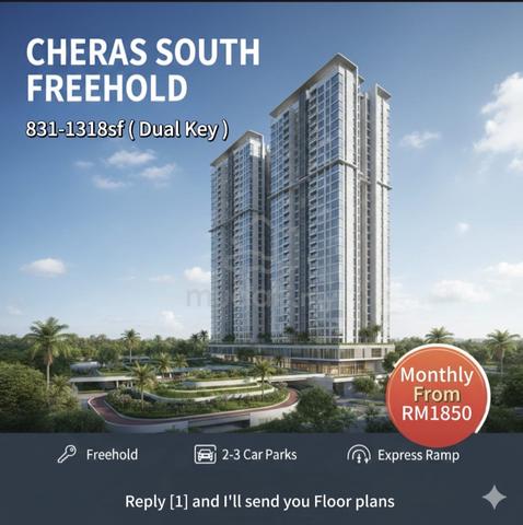 Huge 4-Bedrooms Dual Key Condo (Freehold) @ Cheras South ๐จโ๐ฉโ๐งโ๐ฆ 1