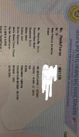 2003 Perodua KENARI 1.0 EZ L902 (A) - 5