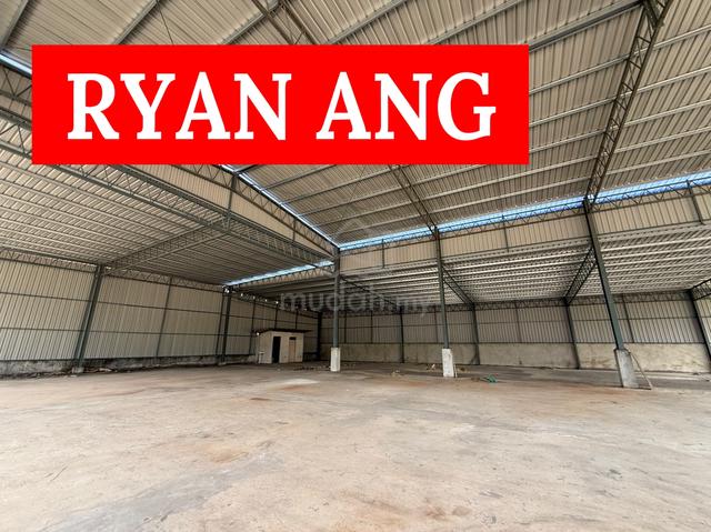 Roadside Detached warehouse for rent at bukit mertajam machang bubok 1
