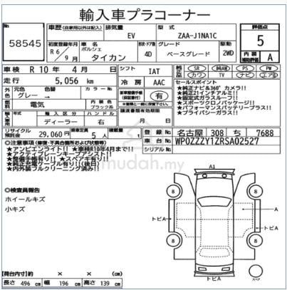 2024 Porsche TAYCAN 5A/5K KM PERFORMANCE BATTERY.P - 3
