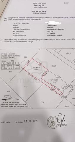 Lot Banglo Di Kampung Surau Haji Mat Zin,Bukit Payong,Marang. 1