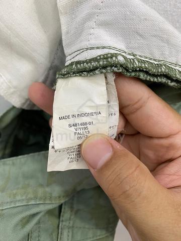 Gap 1969 Sage Green Camo Ultra Skinny Zip Pants - photo 6 of 6