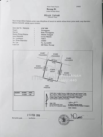 TINGGAL 1 LOT Sahaja❗️LOT TANAH KEDIAMAN Di KUALA BERANG, Terengganu 1