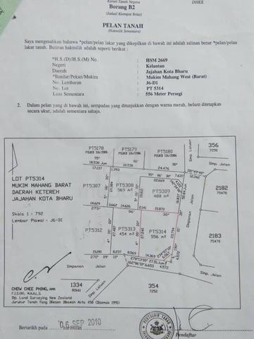 Tanah Status Bangunan berdekatan politeknik Kok Lanas Untuk Dijual 1